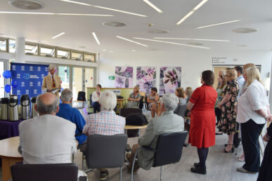 Image of volunteers at charity event for Yeovil Hospital Charity